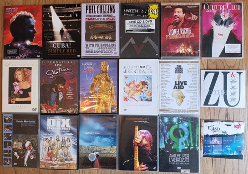 Dvd concerti live - dvd, di